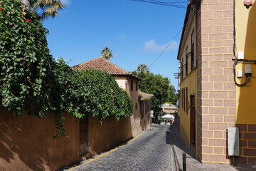 Gasse in der Altstadt in Icod de los Vinos auf Teneriffa