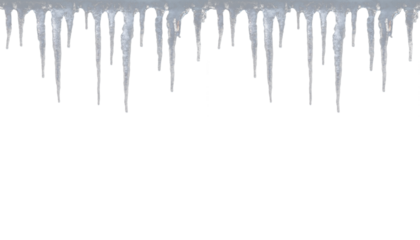  ice, icicle, winter, cold, water, frost, frozen, Winter PNG with frost, snow and ice texture, blue crystal icicle design for cold Christmas background, isolated seasonal nature and frozen roof