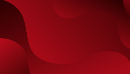 Abstract red wave background. Vector illustration