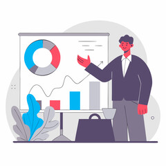 business man in office