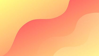 Liquid color background design. Orange elements with fluid gradient. ideal for social media, banner, card, advertisement. Vector illustration
