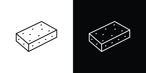 Halva icon vector logo outline. thin line symbols