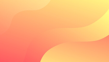Minimal geometric background. Orange elements with fluid gradient. It is suitable for posters, flyers, websites, covers, banners, advertising
