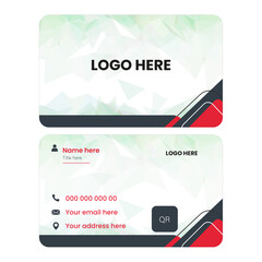 Business card design template, Clean professional business card template, visiting card, business card template.