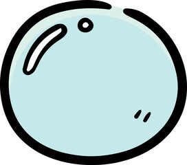Illustration of table tennis ball
