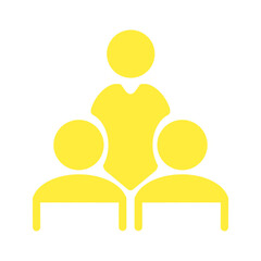 「少人数指導・面談・サポートのピクトグラム / Small Group Guidance and Support Pictogram」

