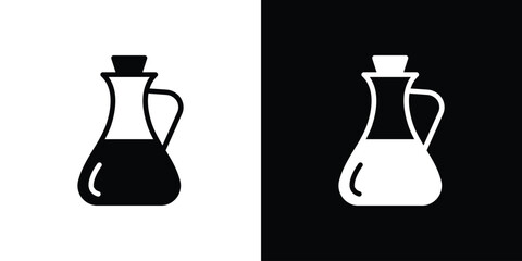 Vinegar icon set Vector Design for mobile concept and web design.