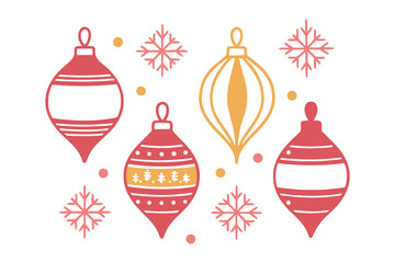 Horizontal banner design with seven unique elements and vibrant colors