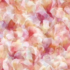 Pastel Petals Abstract Background in Soft Floral Shades and Gentle Hues.