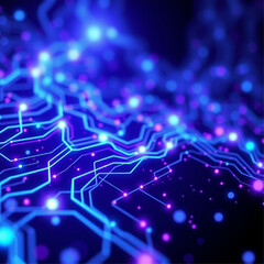 Obraz premium AI Technology Background.