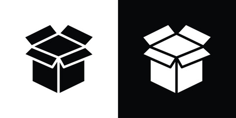 Open box icon set Vector Design for mobile concept and web design.