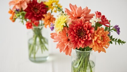 Fototapeta premium The bloom of gorgeous gerbera