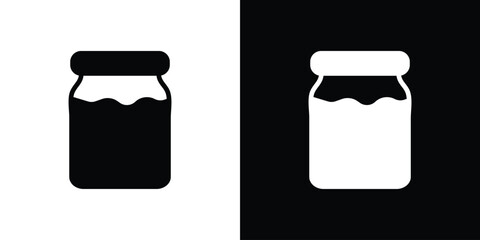 Jar icon set Vector Design for mobile concept and web design.