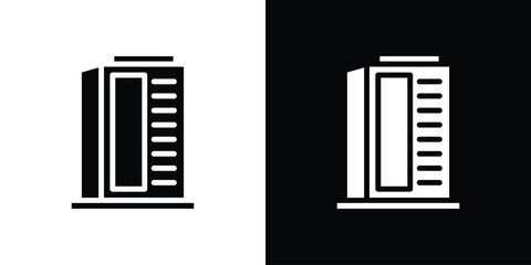 Infrared heat cabin icon set Vector Design for mobile concept and web design.