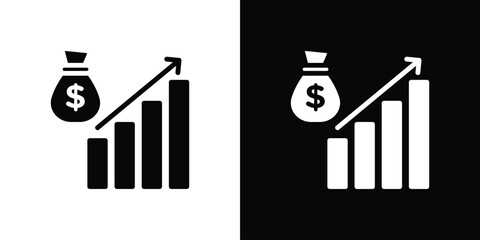 Fiscal policy icon set Vector Design for mobile concept and web design.