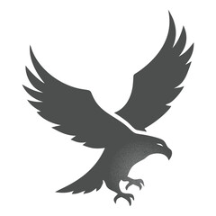 Eagle silhouette vector illustration