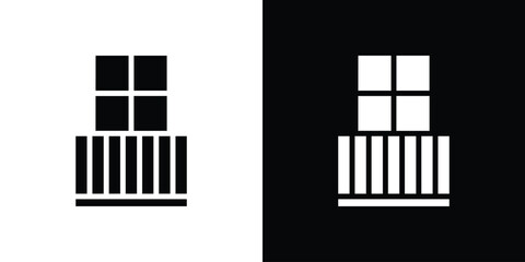 Balcony icon set Vector Design for mobile concept and web design.