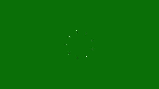 Explosive circle fireworks line spark animation, shiny glowing ellipse pop-up explosion with sparks, firework template design, circle bursting motion graphics element, black screen background, 4K