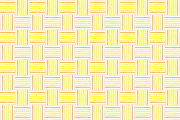 Seamless pattern of intertwining stripes drawn with dry pastel. Hand drawn geometric background.