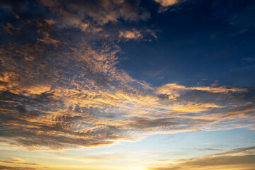 Sunset background Kota Kinabalu Sabah Borneo