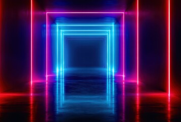 abstract background with colorful lights