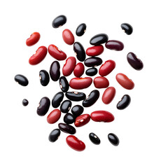 Floating Cluster of Kidney Beans - High-Quality Image for Designs
