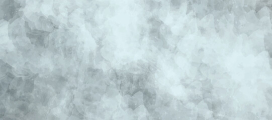 Grey water color banner Paint leaks and Vector watercolor texture for cards abstract white background with gray grunge texture of a concrete wall isolated grainy closeup. soft gray paint wall textur	