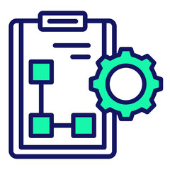 Scenario Planning  Icon Element For Design
