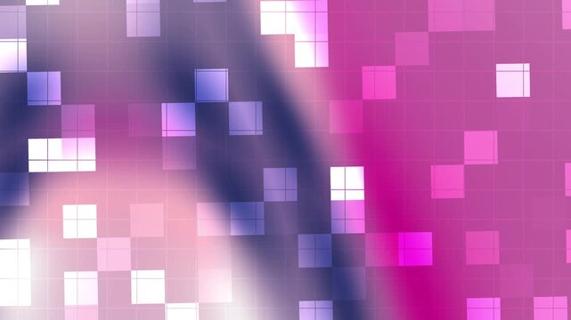 Back to School Abstract digital background with dynamically moving squares and soft gradient colors for modern tech designs.