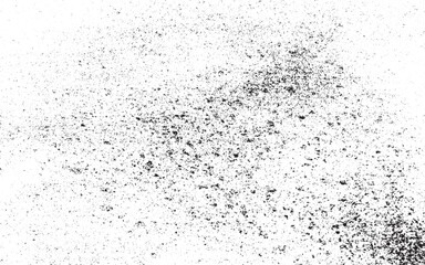 Black micro dust isolated on transparent background. Texture grunge background with tiny black dust or dust film grain speck grit grunge overlay on white background grain noise