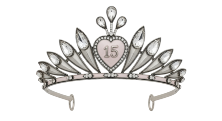 Isolated Tiara for 15 Years