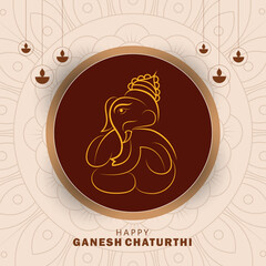  Happy Ganesh Chaturthi Festival design