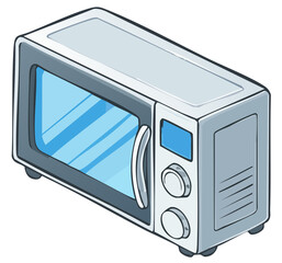 Fototapeta premium Kitchen Microwave Oven Appliance 