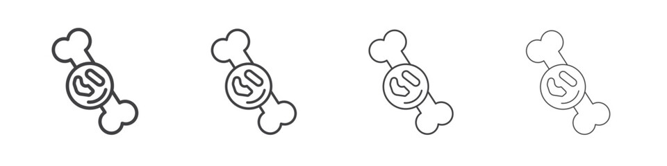 Multiple myeloma icon concept Linear Pictogram. Simple element illustration.