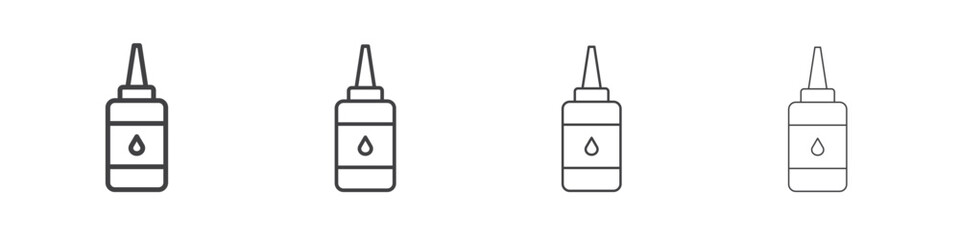 Glue icon concept Linear Pictogram. Simple element illustration.