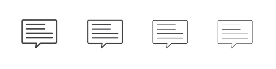 Feedback icon concept Linear Pictogram. Simple element illustration.