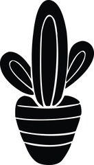 Cactus desert silhouettes