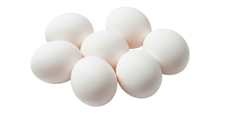 Isolated Chicken Eggs