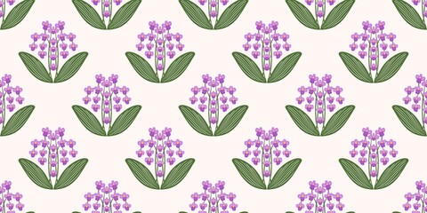 Seamless watercolour and unique floral pattern background for covers, notes, banner. Soft backgrounds colour. Watercolour art work. Flower stalk. Colourful flower. Summer Spring.