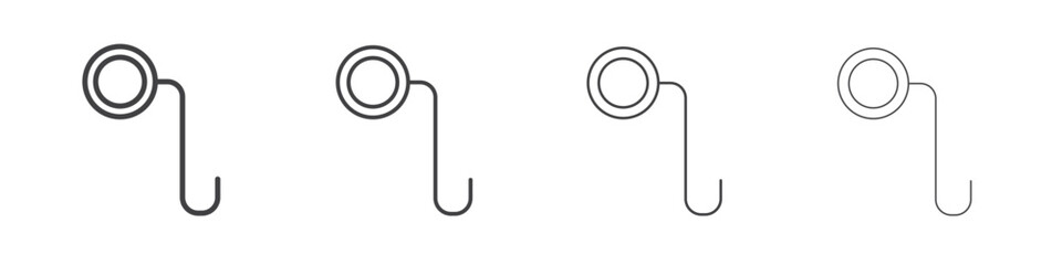 Ar monocle icon concept Linear Pictogram. Simple element illustration.