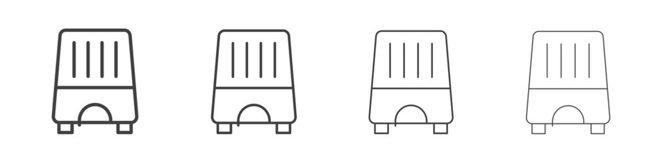 Air purifier icon concept Linear Pictogram. Simple element illustration.