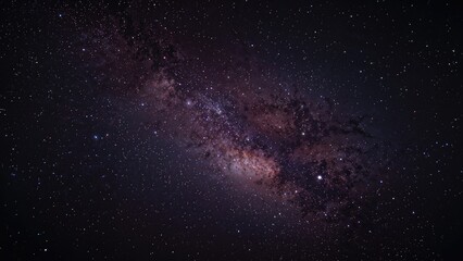 Fototapeta premium Galaxies, nebula, and stars decorate the dark night sky