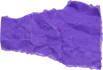 Purple textured paper sheet isolated on white background for creative design and crafting projects