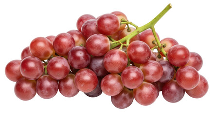 Isolated Red Grapes