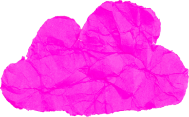 Pink cloud texture isolated on white background for creative design and art projects
