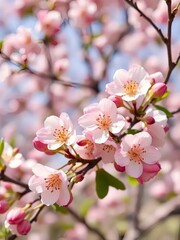 Obraz premium pink cherry blossom.