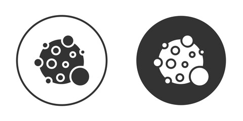 Cancer icon clipart vector designs for graphic projects