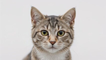Cute cat's striking eyes backdrop, mammal, allure, delightful, vision, monochrome, tame cat, ear, animal optics