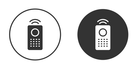 Remote control icon clipart vector designs for graphic projects