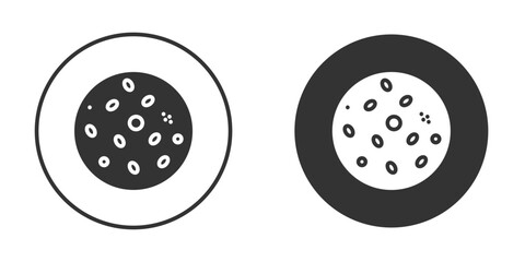 Leukemia icon clipart vector designs for graphic projects